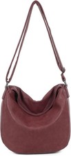 Womens Shoulder Bag Large Slouch Bag Long Strap Crossbody Handbag Faux Leather