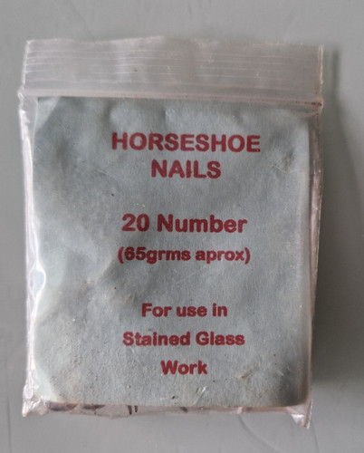 Horseshoe nails for stained - nails,