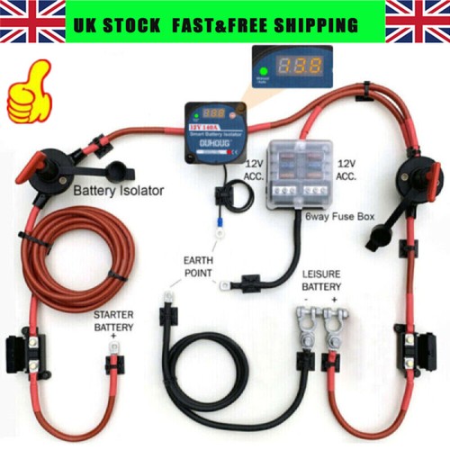 Split charge relay kit - split,