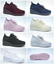 Women's Ladies Wedge Sneakers