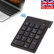 Wireless 2.4GHz USB Keyboard 18 Number Pad Numeric Keypad Keyboard for Laptop PC