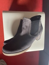 Gabor Grey Suede Chelsea Boots