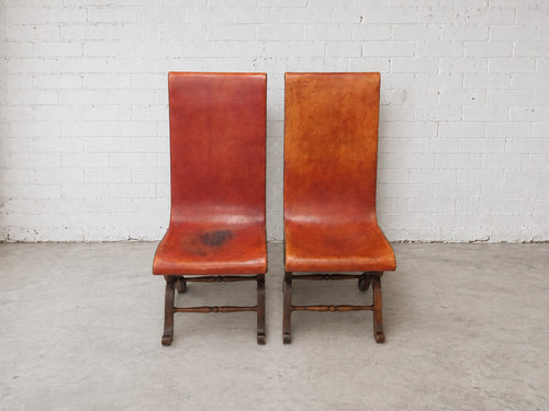 Vintage spanish slipper chair - spanish,