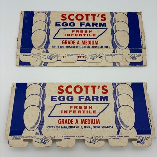 Vintage scott egg - scott's, farm