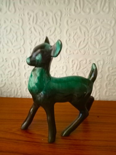 Blue mountain pottery figurine - mountain,