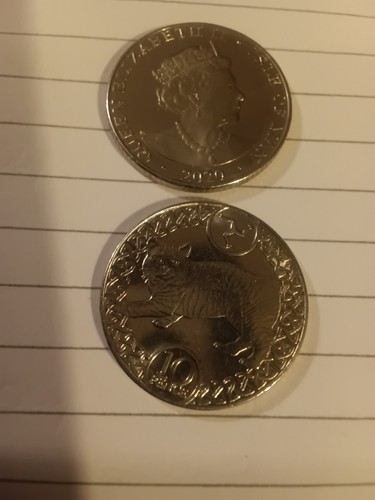 2020 isle man 10p coin - isle,