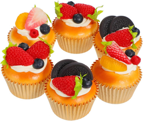 6pcs artificial cake - artificial, fake