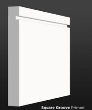Square Groove MDF Skirting Board Factory Primed, 170mm high, 18mm thick