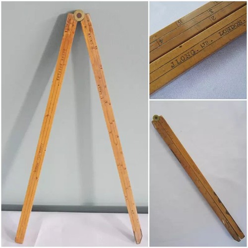 Antique excise rule boxwood - excise,
