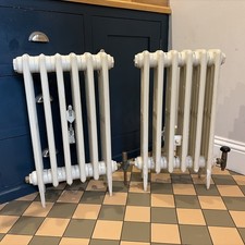 2 x Vintage Cast Iron Radiators (4 Column)