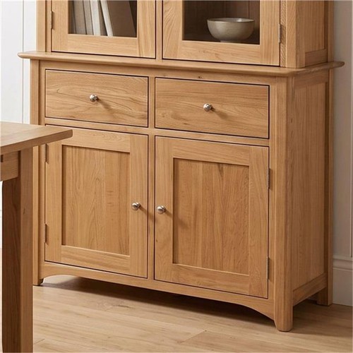 Solid oak small sideboard - small,
