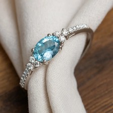 2.25 Ct Oval Cut Aquamarine