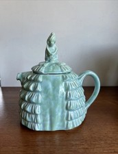 Sadler Lady Teapot Ye Daintee Crinoline Lady c1930s Ceramic  Blue Vintage ref B