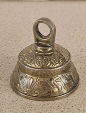 Vintage Brass Sanctuary Church Bell Agnvs Leo Aqvila Pelicanvs England 5”
