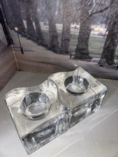 Orrefors Sweden Puzzle Votive