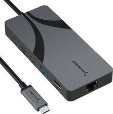 USB C Dock (6-in-1) Lightning Fast Ethernet 2.5Gbps Travel Dock  - Sabrent