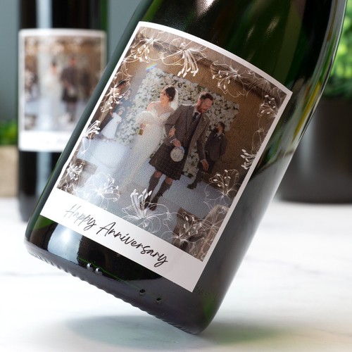 Custom photo wine label - photo,