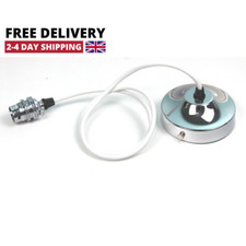 Chrome Ceiling Rose With Lamp