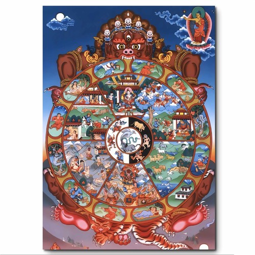 Buddhist tree life artwork - tree,