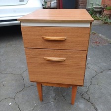 Lebus bedside cabinet / late 70's to early 80's