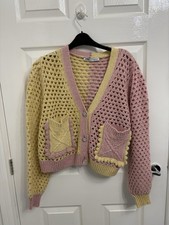 Zara pink and yellow cropped