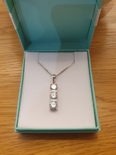Diamonique QVC Rhodium Plated