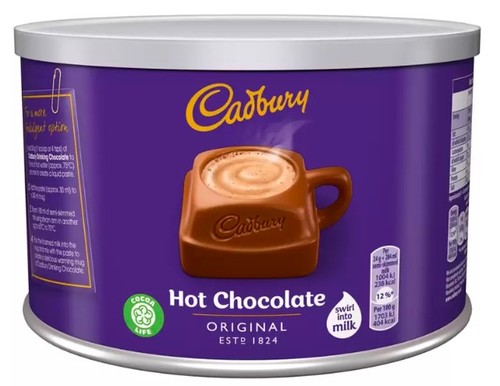 Cadbury drinking chocolate - cadbury,