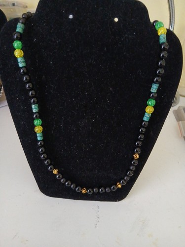 Jamaican necklace - jamaican,
