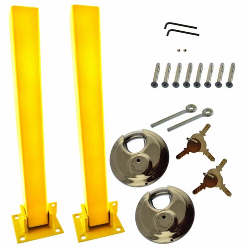 Security post fold down - fold,