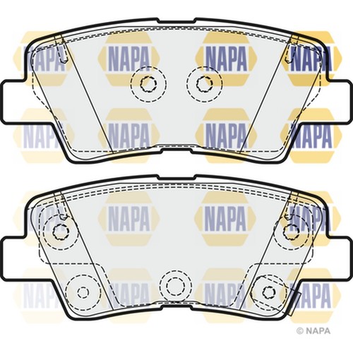 Brake pads set for kia - set,