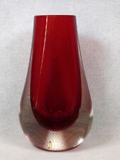 Whitefriars HAMBONE Shape Ruby