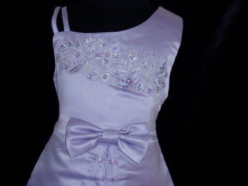 Satin flower girl - satin,