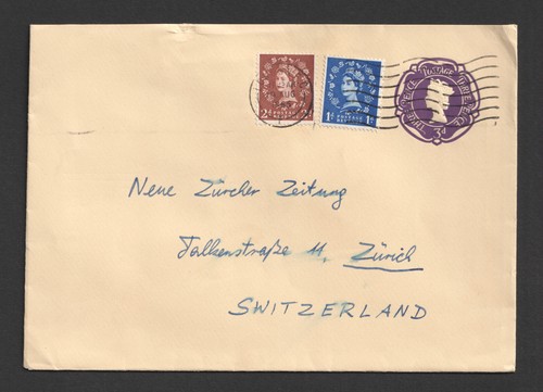 Qeii postal stationery - 3d,