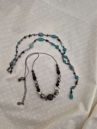 Glass and bead necklaces - 2,
