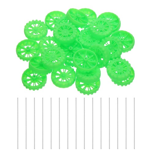 30pcs toy car wheels 30mmx8mm - 30pcs,