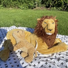 IKEA Djungelskog Large LION and CUB Soft Toy Big Cat Plush Animal Stuffed