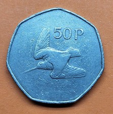 1970 Irish 50p Coin