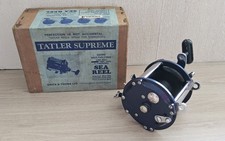 VINTAGE GRICE & YOUNG, TATLER SUPREME MODEL 4 MULTIPLY SEA FISHING REELS, BOXED