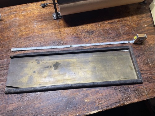 Very old brass and wood - and, galley