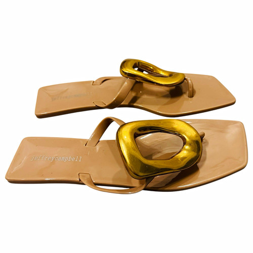 Jeffrey campbell beige gold - jeffrey,