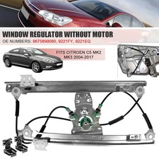 Window Regulator Front Left Passenger Side Fits for Citroen C5 MK2 MK3 2004-2017