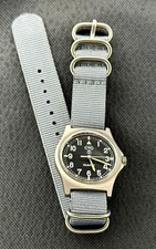 BRITISH MILITARY ROYAL NAVY  ISSUED  CWC WATCH 58349/90 NATO  STRAP ORIGINAL