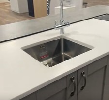 Quartz Kitchen Worktop 280cmx120cm With Integrated Sink and other off cuts 