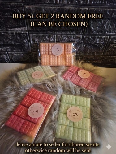 Wax melts highly scented - highly, soy