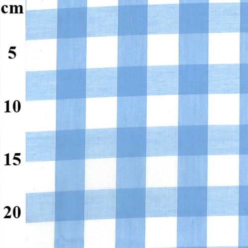 Pale blue white gingham - pale,