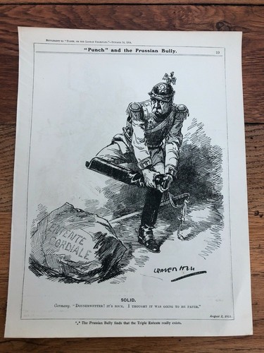 1914 cartoon print prussian - cartoon,
