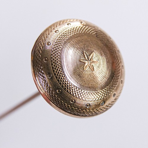 Victorian gold plated etched - gold,
