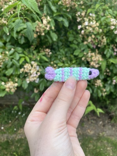 Crochet fidget fish - fidget,