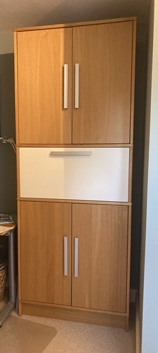 Ikea large oak cream office - oak,