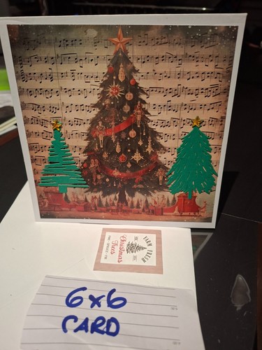 Christmas card and music - christmas,